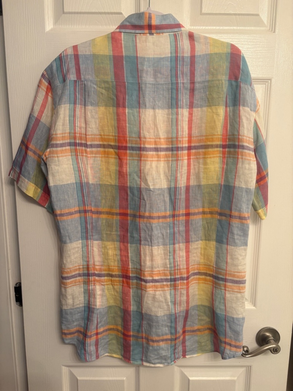Paul & Shark Pure Linen Plaid Button Up Shirt - Picture 2 of 5